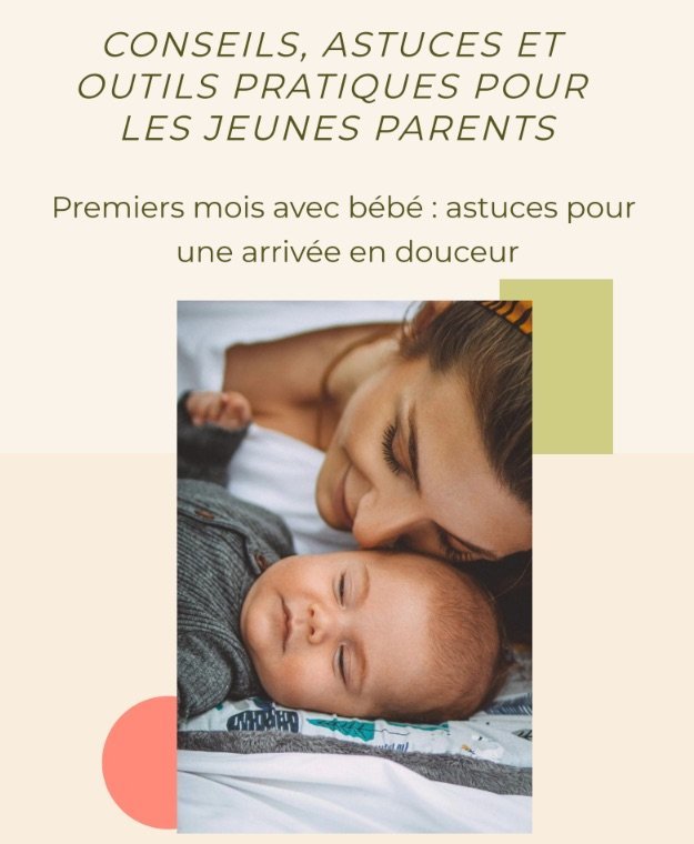 Ebook - Premiers mois avec bébé -
