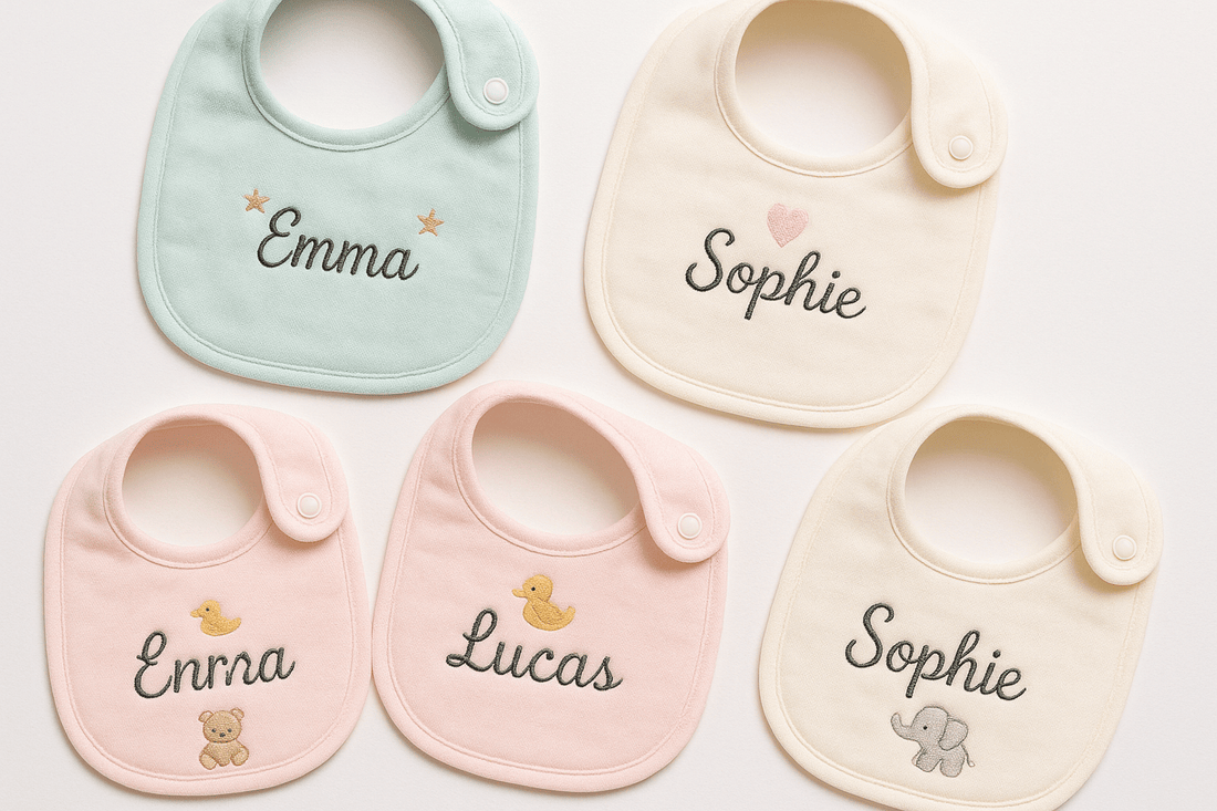 Bavoirs bébé personnalisés : idées, boutiques et comparatif - baby4lifestore