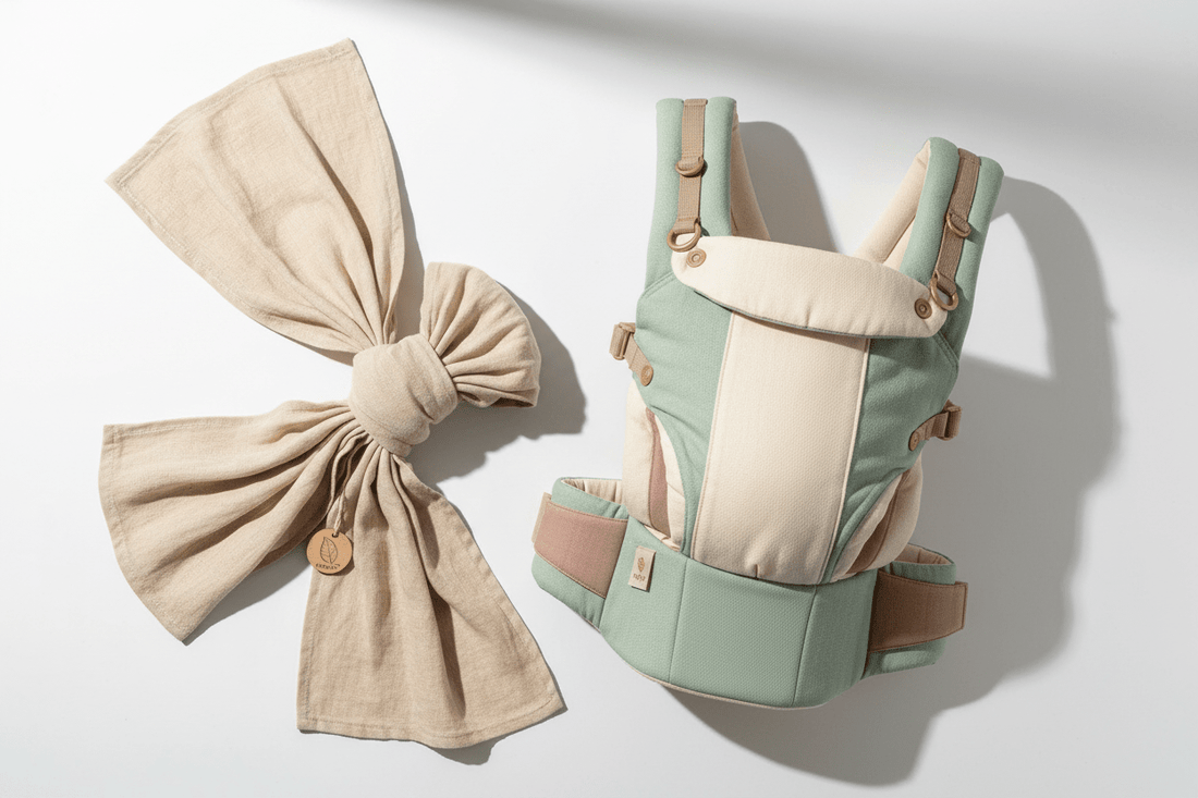 Écharpe de portage ou porte-bébé : que choisir ? - baby4lifestore