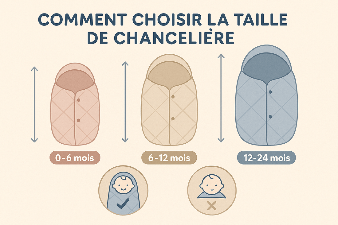 Quelle taille de chancelière bébé choisir ? Guide des dimensions selon l’âge - baby4lifestore