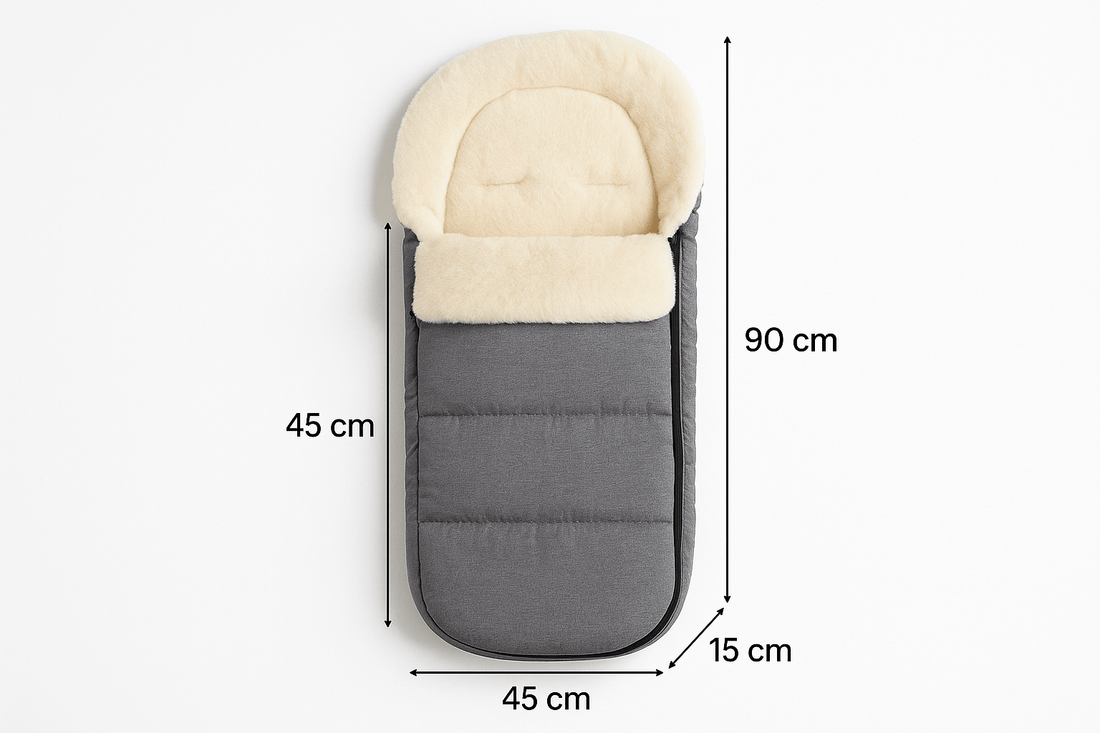 Quelle est la bonne dimension d’une chancelière pour bébé ? - baby4lifestore