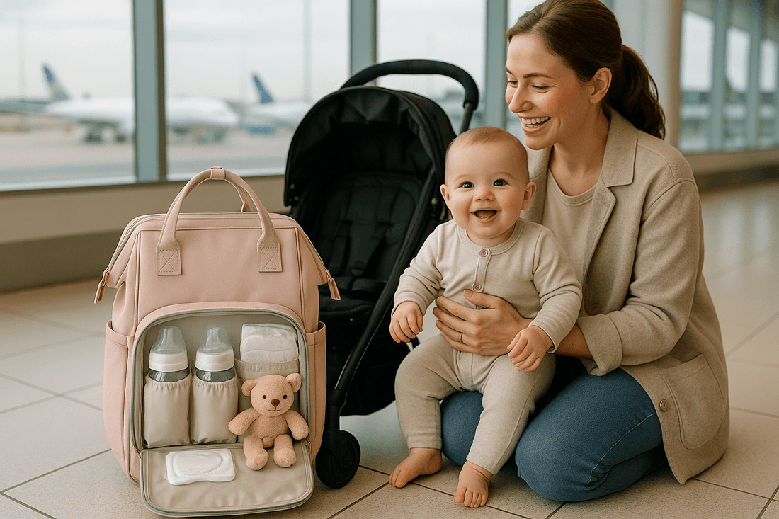 "Voyager avec bébé : comment bien préparer son sac à langer" - baby4lifestore