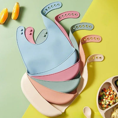 Bavoir Bébé en Silicone Imperméable