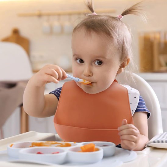 Bavoir Bébé - Silicone - baby4lifestore