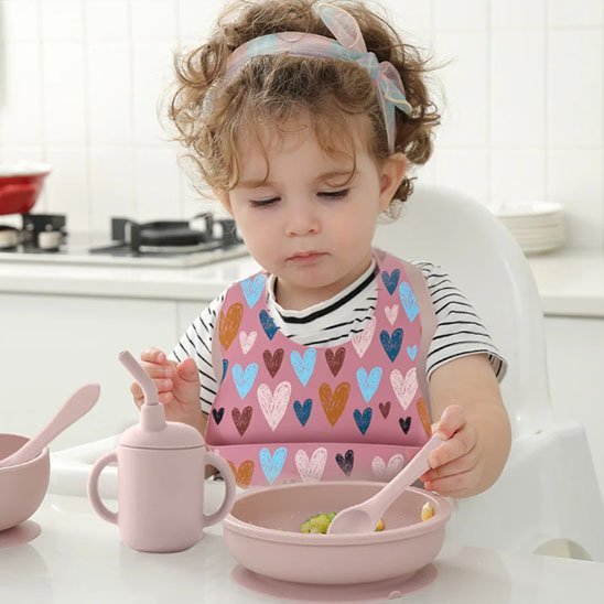 Bavoir Bébé - SoftSilicone - baby4lifestore