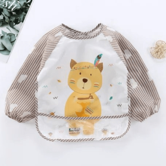 Bavoir | FeedingBib™ - baby4lifestore brun bavoire