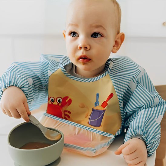 Bavoir | FeedingBib™ - baby4lifestore bleu