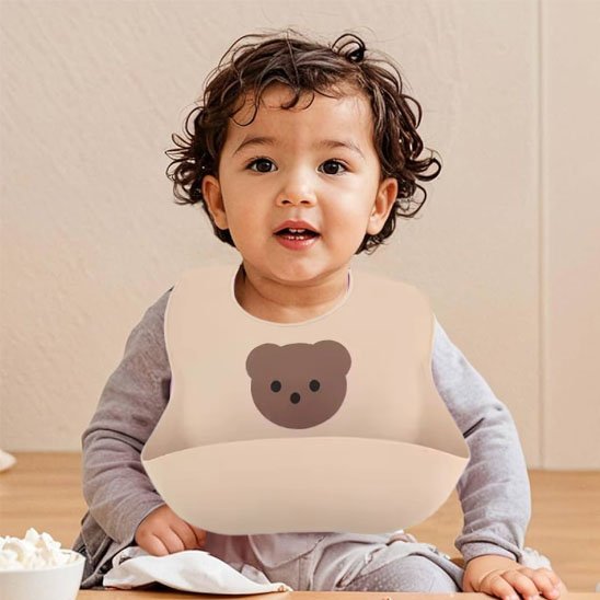 Bavoir bebe - Silicone réglable - baby4lifestore