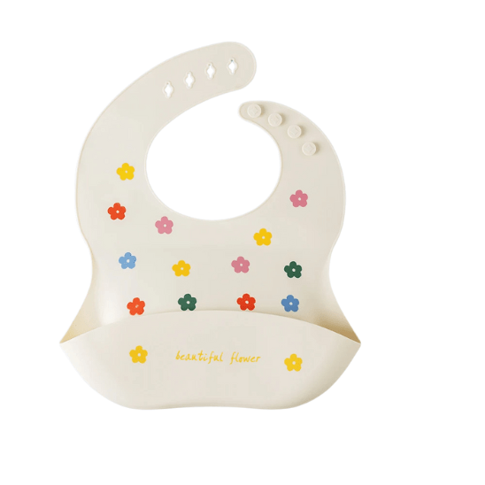 Bavoir bebe - Silicone réglable - baby4lifestore