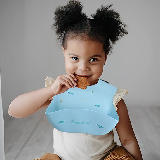 Bavoir bebe - Silicone réglable - baby4lifestore