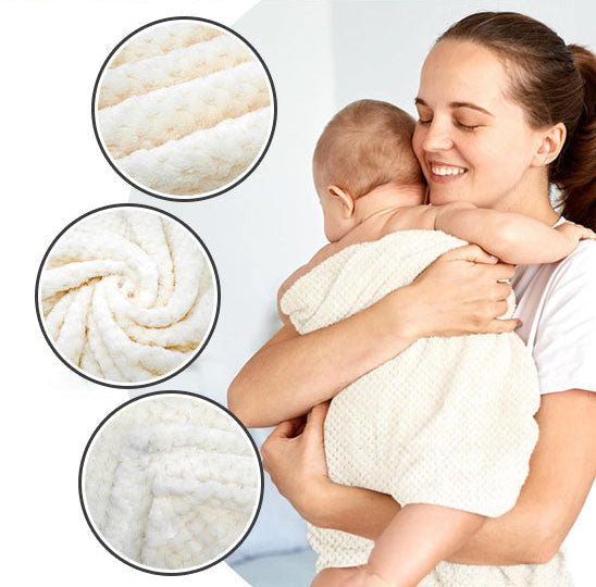 Couverture Bébé Sensorielle 70x100 cm – SofaThick™ Ultra Douce - baby4lifestore