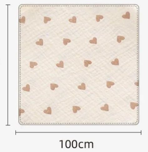 Lange bébé multi - usages en mousseline – 100×100 cm - baby4lifestore