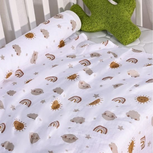 Bearmoss Langes Coton Bébé 60x60cm Lot De 4 - Mousseline Absorbante Respirante Peau Sensible Gris Vert