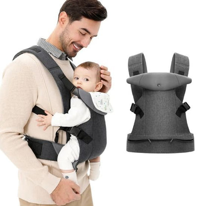 Porte-bebe-ergonomique-evolutif-DualCarry-gris-clair