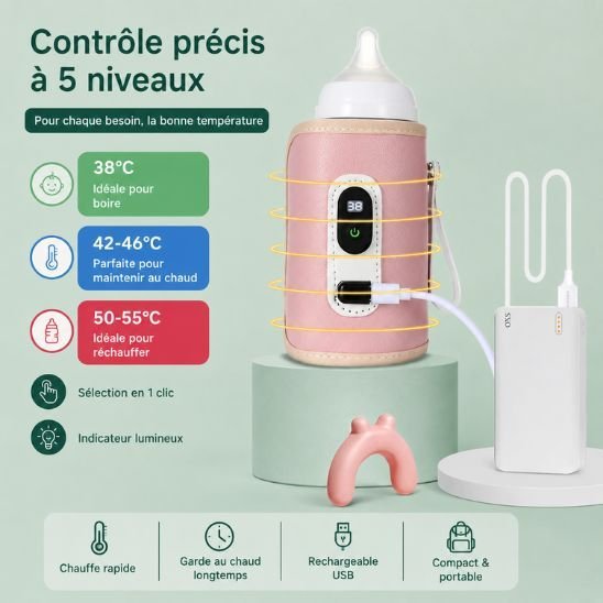 QuickHeat™ | Chauffe-Biberon Portable - BabyStoreforYou
