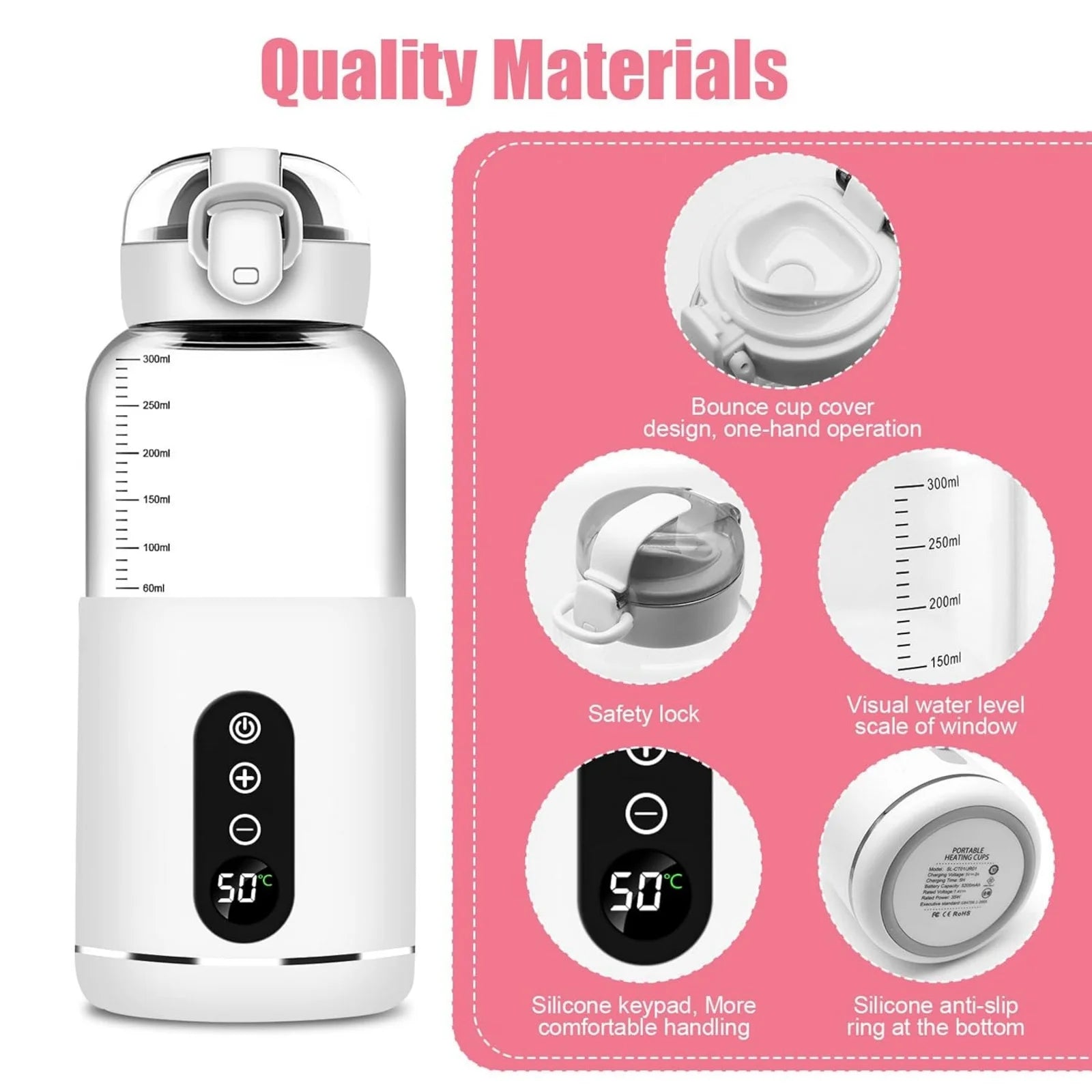 Chauffe - Biberon Portable Intelligente - baby4lifestore