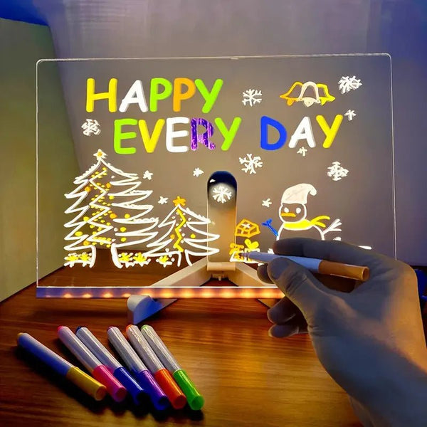 Tableau Lumineux Effaçable Créatif