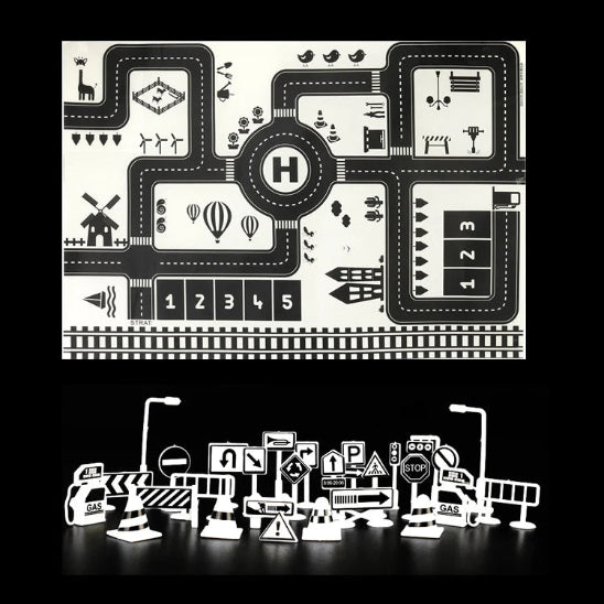 Jeux enfant 3 ans - Carte routière - baby4lifestore