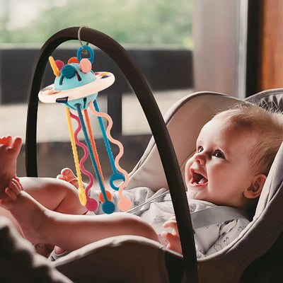 Jouet de Laçage Bébé en Bois – Jouet Sensoriel et Montessori dès 1 an
