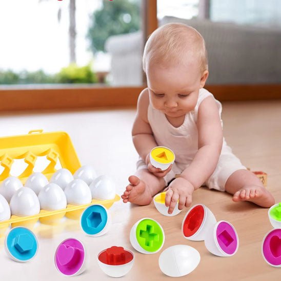 Jouet pour bébé - oeufs puzzle - baby4lifestore