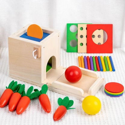 Jouets en bois - cube d'activités - baby4lifestore