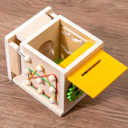 Jouets en bois - cube d'activités - baby4lifestore