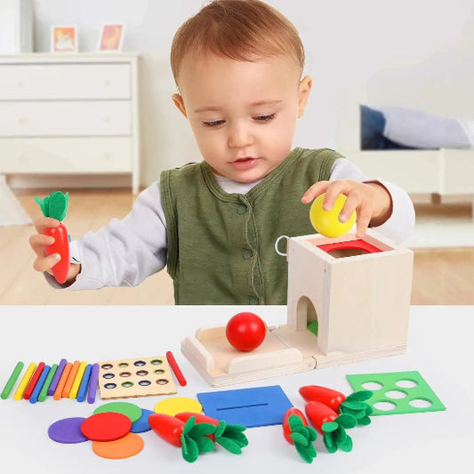 Jouets en bois - cube d'activités - baby4lifestore
