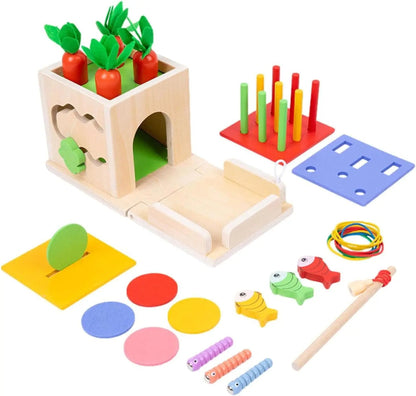 Jouets en bois - cube d'activités - baby4lifestore