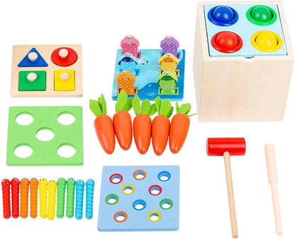 Jouets en bois - cube d'activités - baby4lifestore