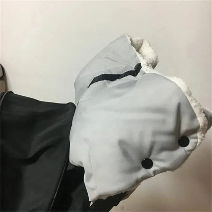manchon-poussette-polaire-gris