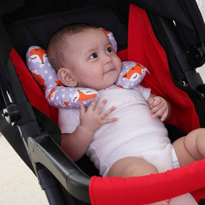 Oreiller de Voyage Bébé – Maintien Ergonomique Tête & Cou pour Poussette