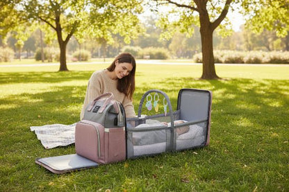 Sac à dos à langer 2-en-1 avec lit pour bébé - BabyStoreforYou