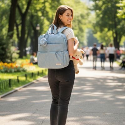 Sac à Dos à Langer MultiPoches™ – Sac Bébé Pratique et Élégant - baby4lifestore